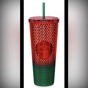 Mickey Mouse Walt Disney World Christmas Starbucks
Tumbler with Straw, Red Green